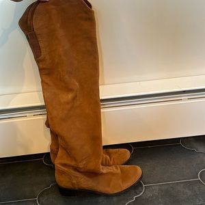 Stuart Weitzman over the knee suede boots. Size 8.